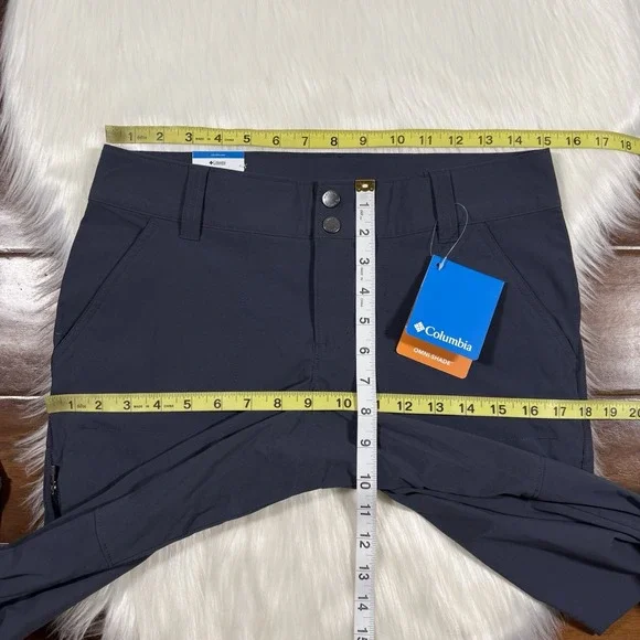 Columbia Women's Size 6 R Ink Saturday Trail Convertible Stretch Pants Straight - Picture 4 of 12